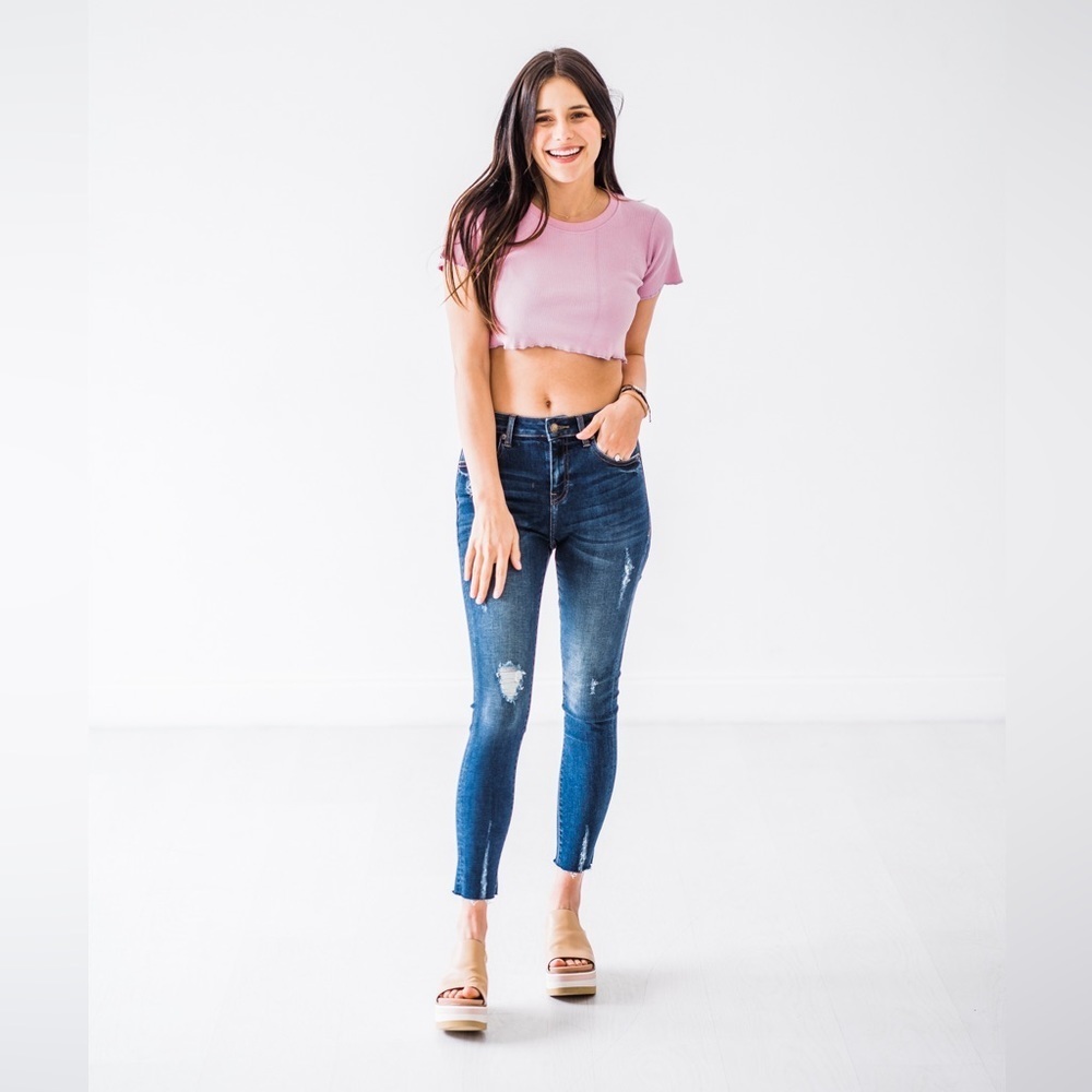 Rubies and Honey - Dark Wash - Skinny Jeans - Picture 7 of 11
